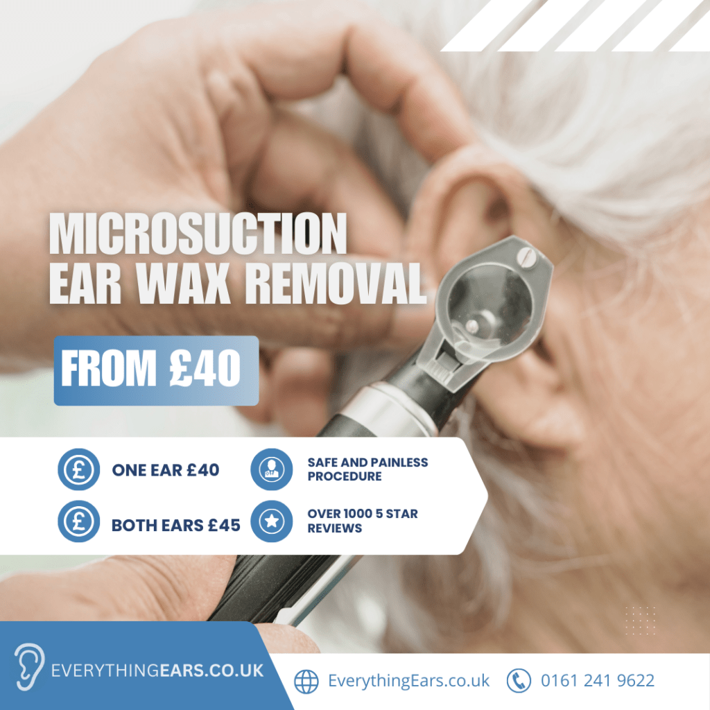 Gentle and effective ear wax removal with microsuction for clearer hearing.