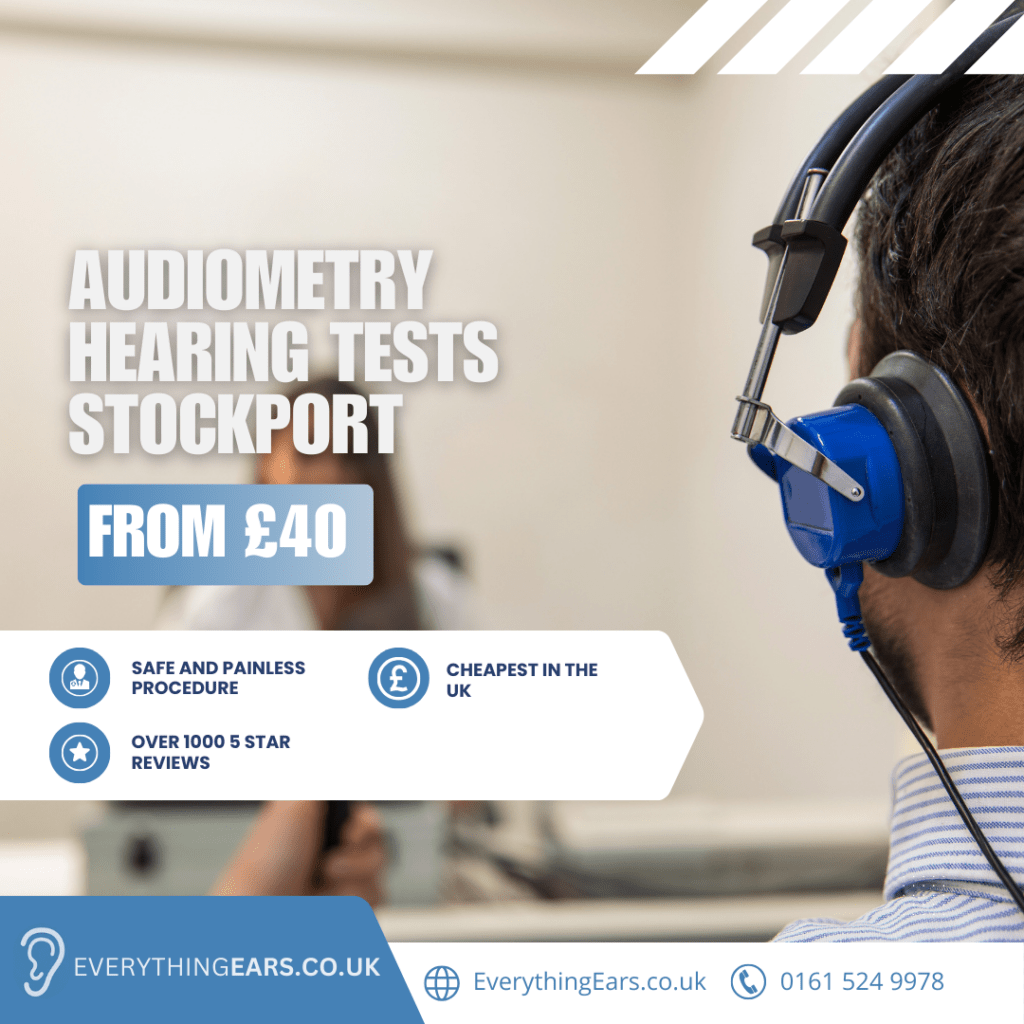 Free professional hearing tests at Everything Ears Stockport with no obligation.