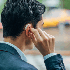 ⭐️⭐️⭐️⭐️⭐️ These hearing aids are tiny but powerful. Love the Bluetooth features and how clear calls sound.